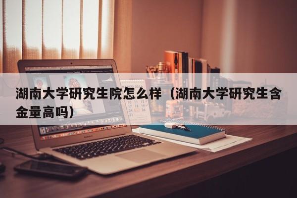 湖南大学研究生院怎么样(湖南大学研究生含金量高吗)
